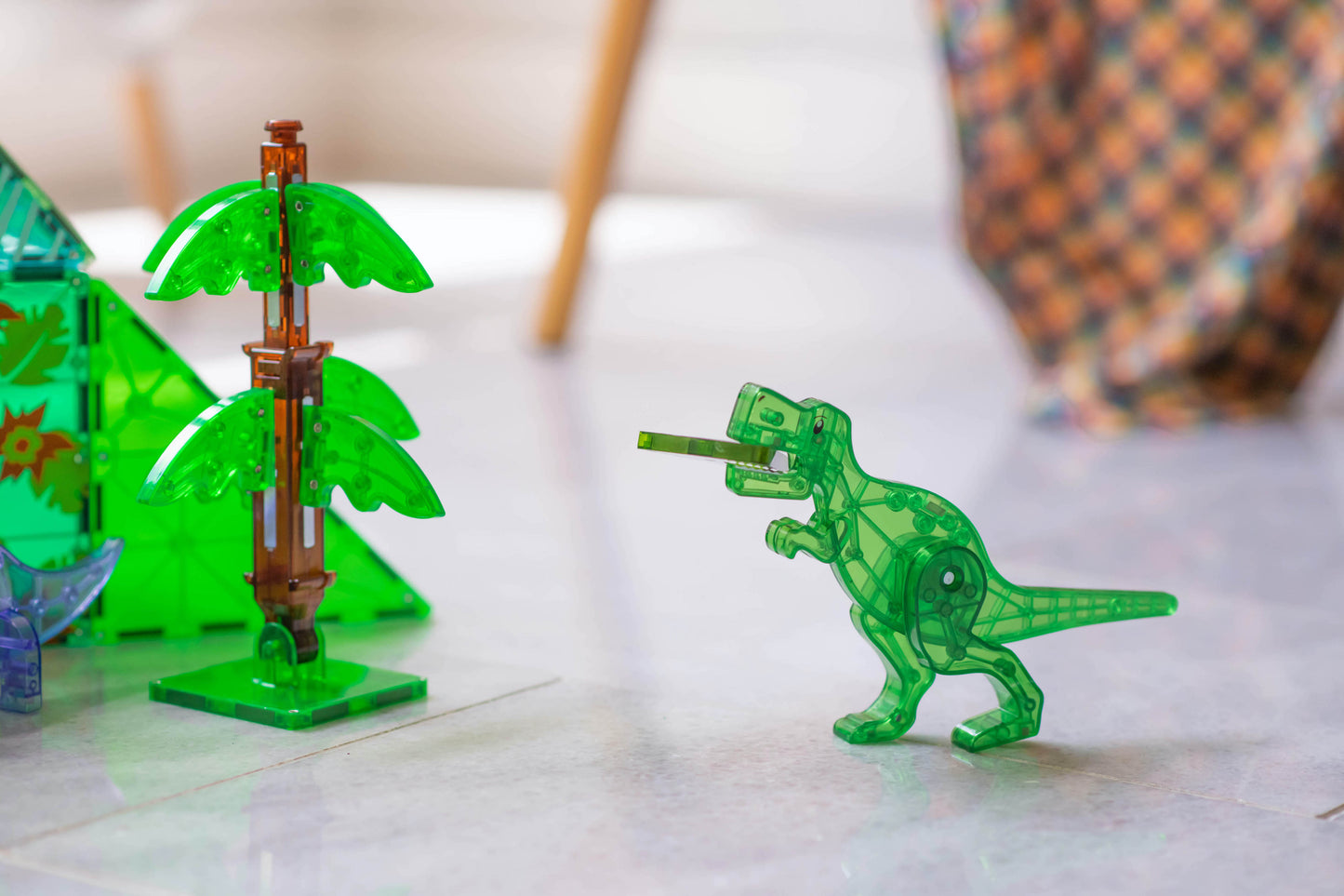 Klocki Magnetyczne Dino World XL 50 el. MAGNA-TILES®