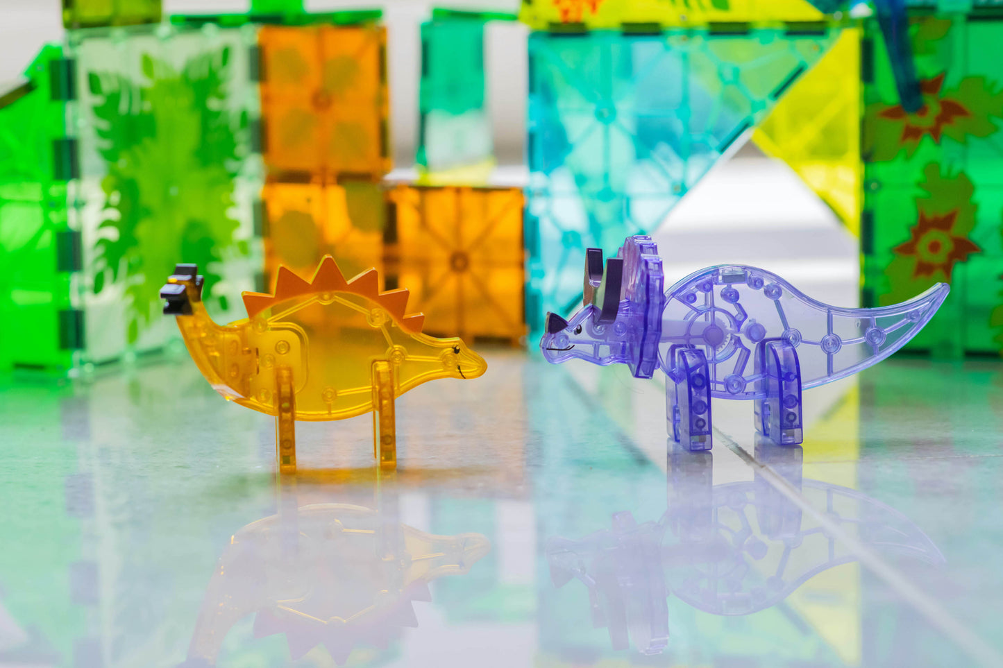 Klocki Magnetyczne Dino World XL 50 el. MAGNA-TILES®
