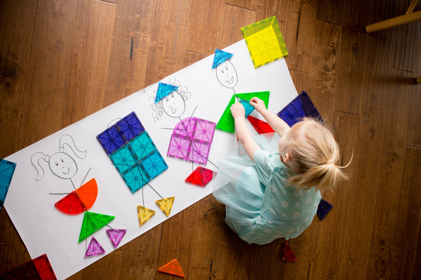 Klocki Magnetyczne Metropolis 110 el. MAGNA-TILES®