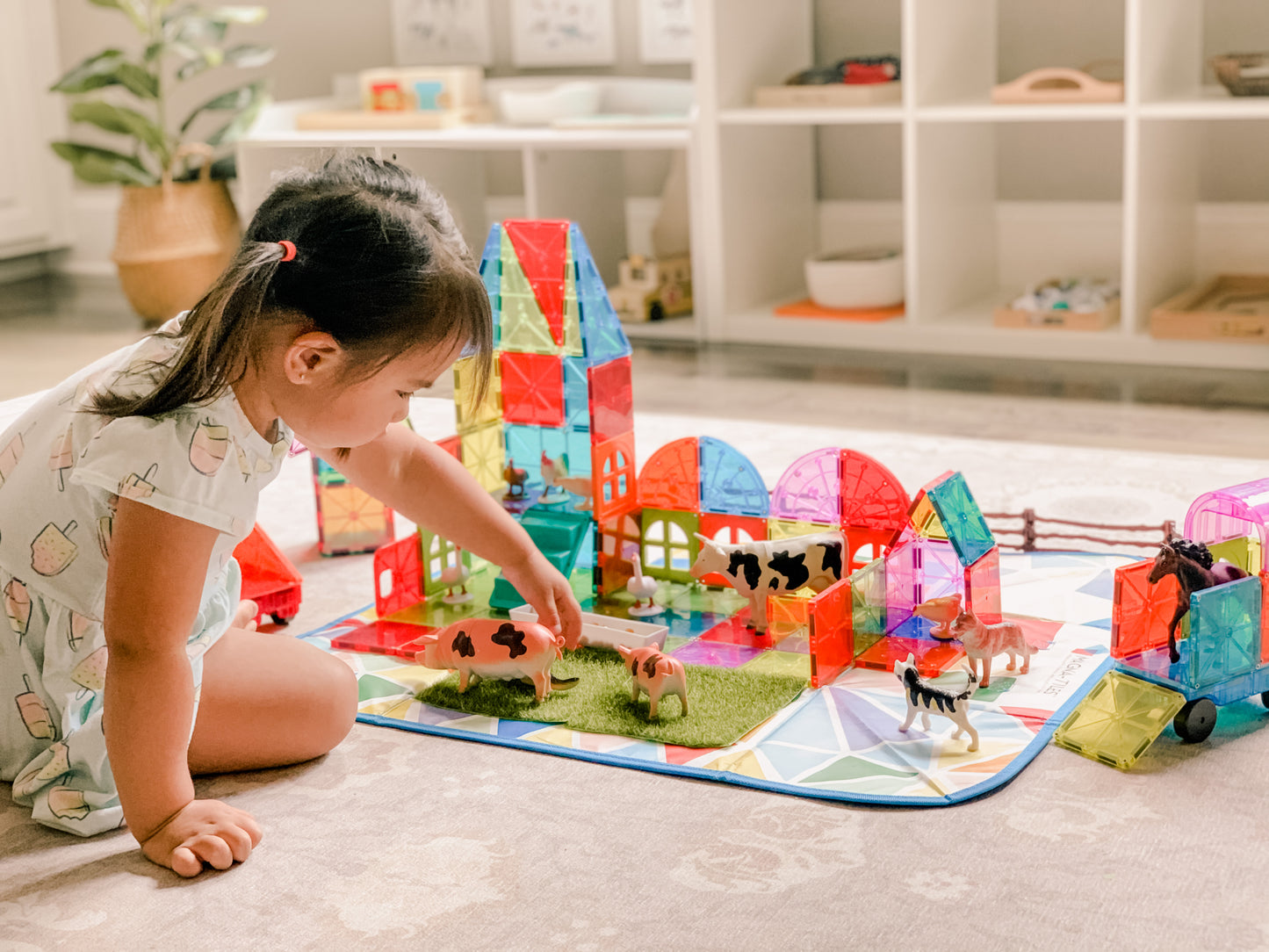 Klocki Magnetyczne Metropolis 110 el. MAGNA-TILES®
