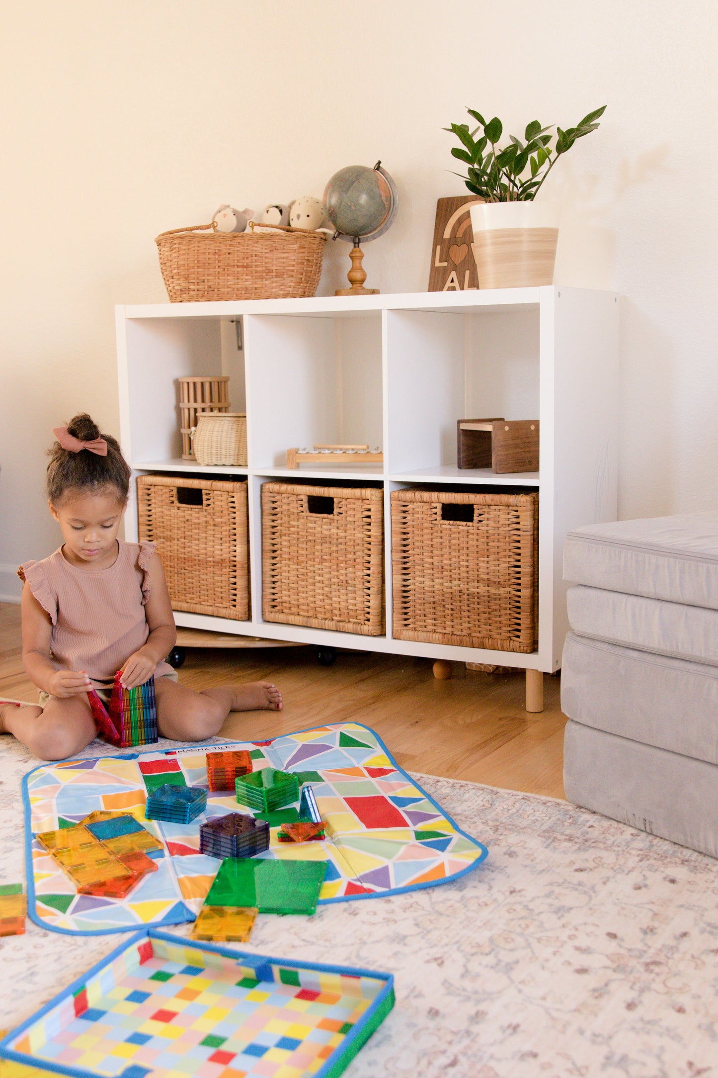 Skrzynia na klocki/Mata interaktywna 2w1 MAGNA-TILES®