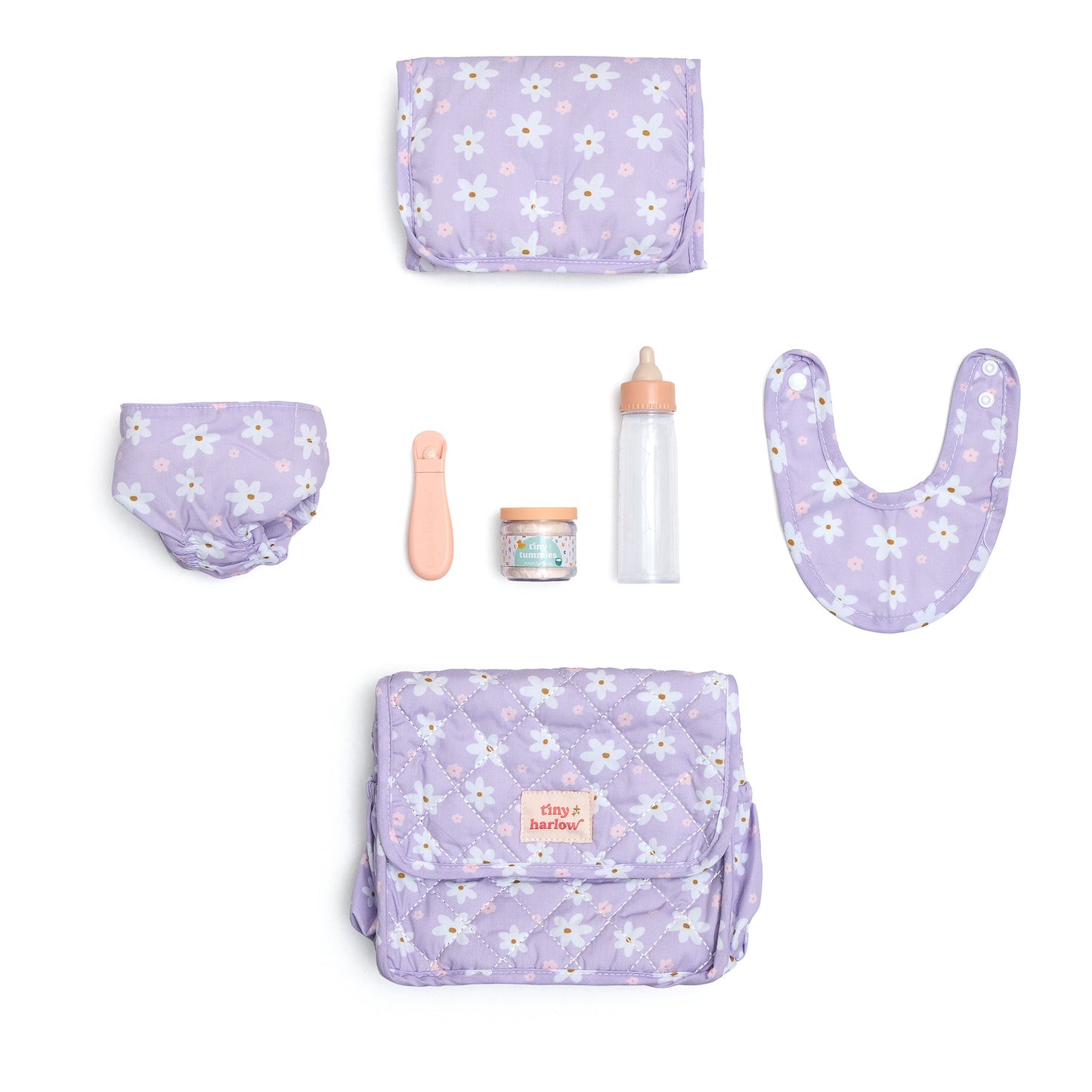 Tiny Harlow Torba z akcesoriami dla lalek Lilac Daisy