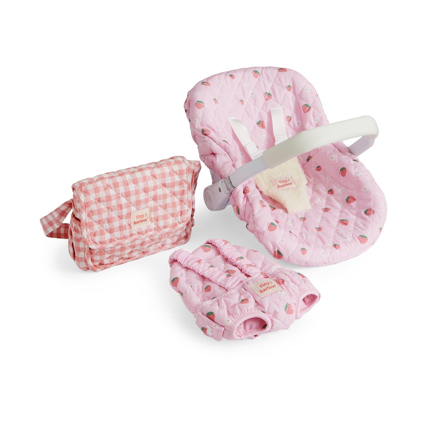 Tiny Harlow fotelik samochodowy dla lalki Strawberry