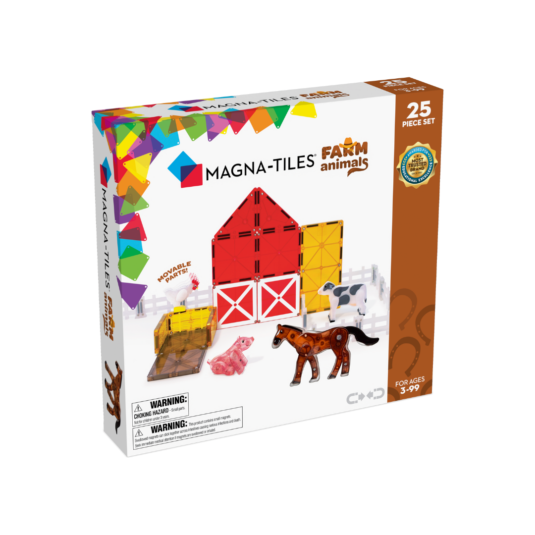 Klocki Magnetyczne Farm Animals 25 el. MAGNA-TILES®
