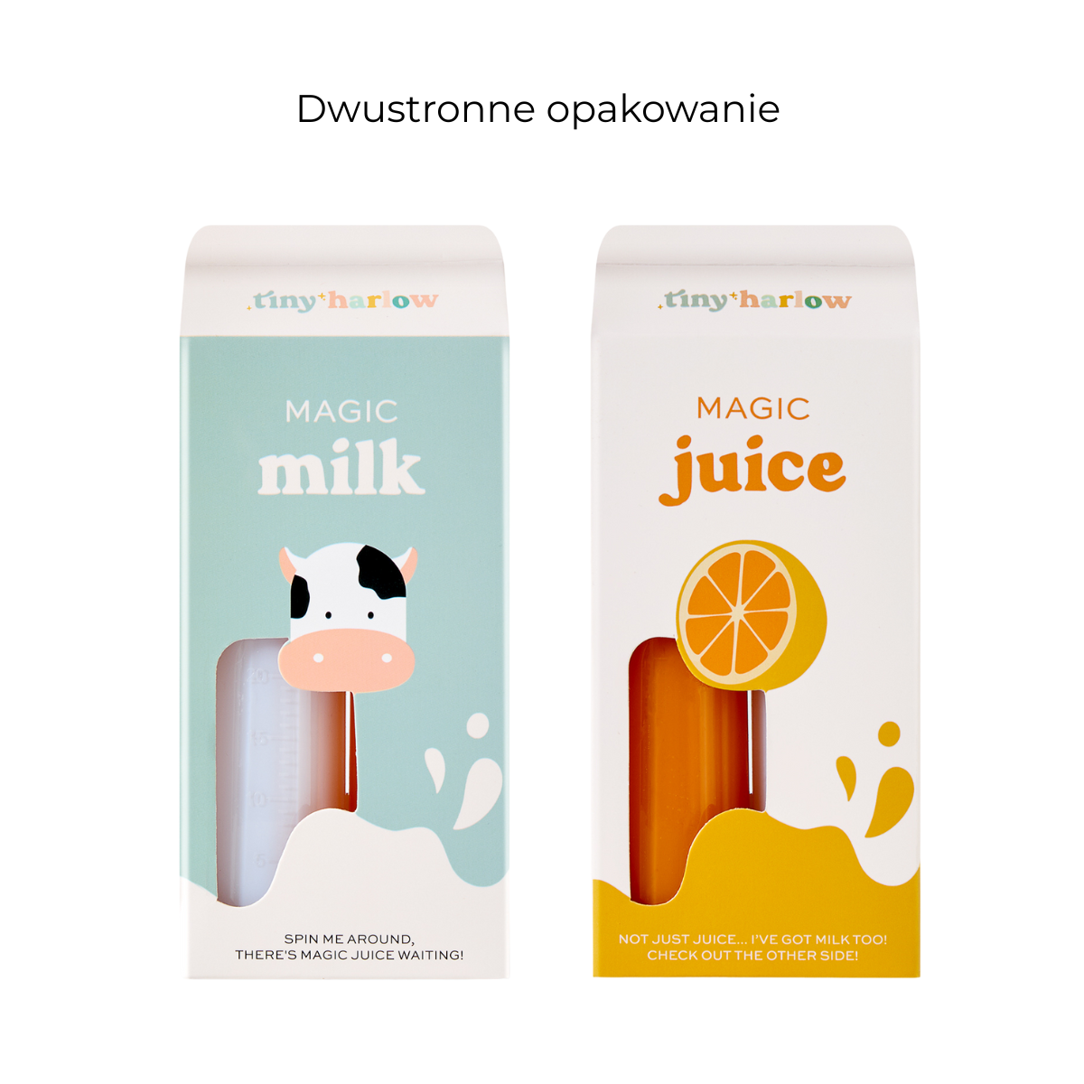 Tiny Harlow Zestaw Magicznych Buteleczek - Mleczko i Soczek