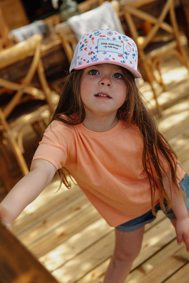 Hello Hossy Czapka z daszkiem Cat Relax 9-18 mies.