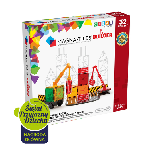 Klocki magnetyczne Builder 32 el. MAGNA-TILES®