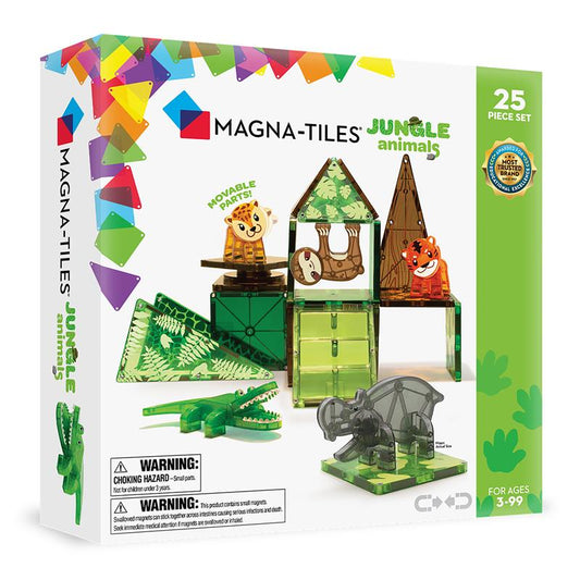 Klocki Magnetyczne Jungle Animals 25 el. MAGNA-TILES®