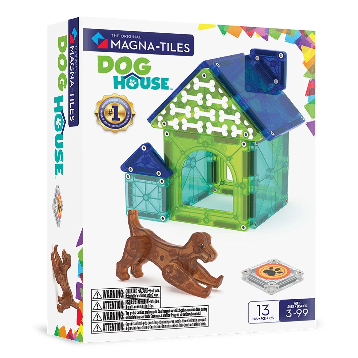 MAGNA-TILES® Klocki Magnetyczne Dog House 13 el.