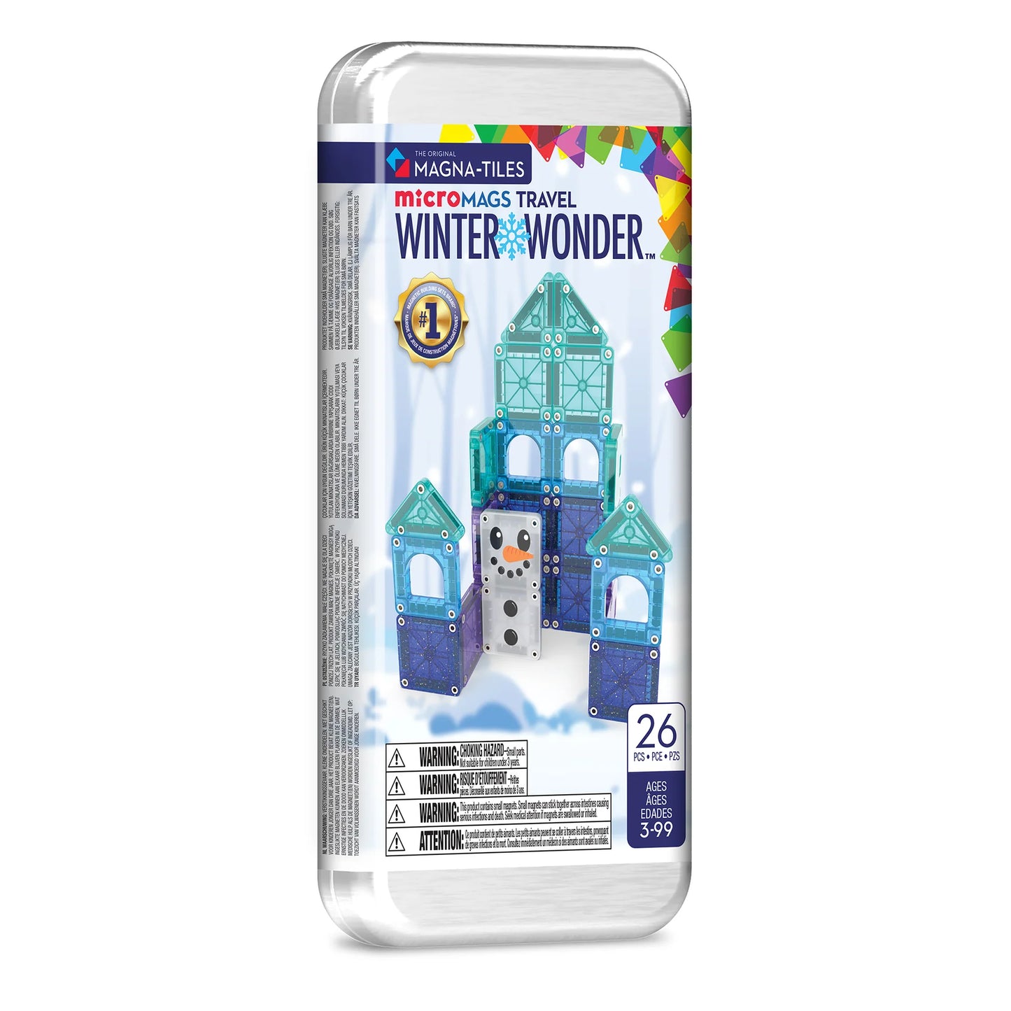 MAGNA-TILES® Klocki Magnetyczne Travel Winter Wonder 26 el.