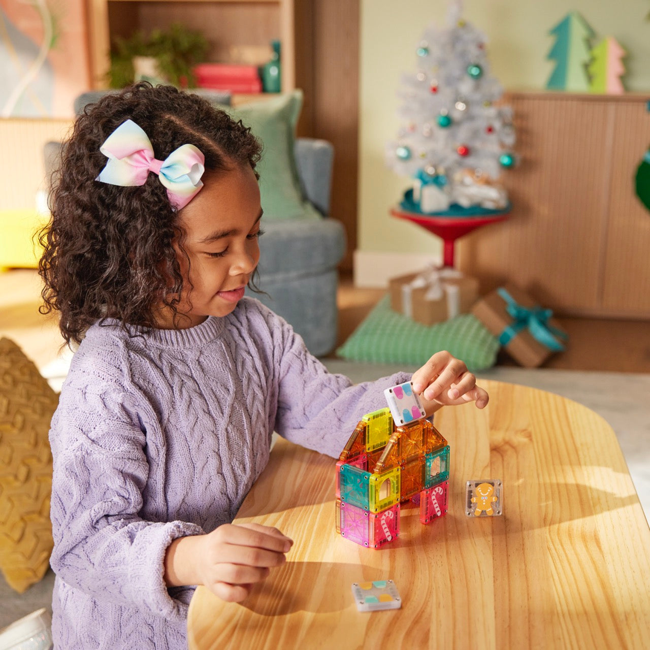 MAGNA-TILES® Klocki Magnetyczne Travel Gingerbread House, 24 el.