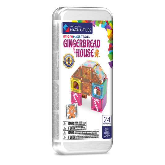 MAGNA-TILES® Klocki Magnetyczne Travel Gingerbread House, 24 el.