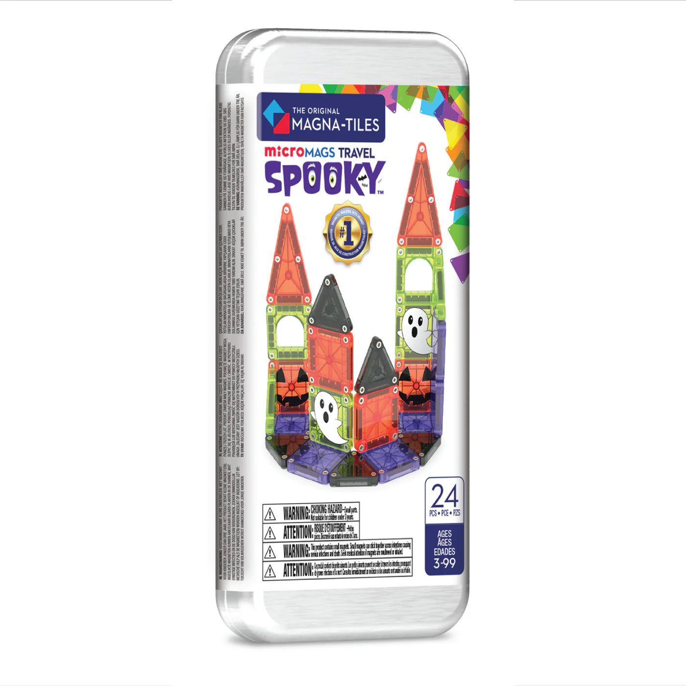 MAGNA-TILES® Klocki Magnetyczne Travel Spooky, 24 el