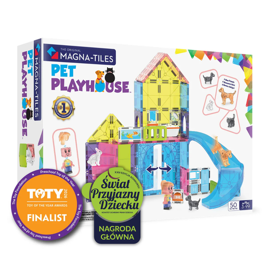 MAGNA-TILES® Klocki Magnetyczne Pet Playhouse 50 el.