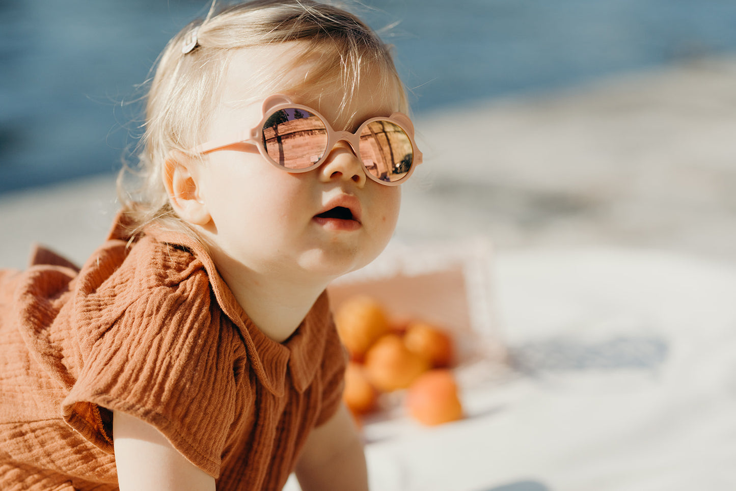 Ki ET LA Okulary przeciwsłoneczne OURSON 0-1 Peach