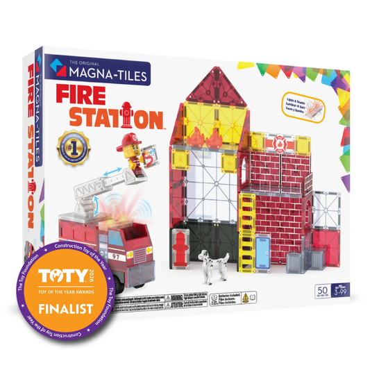MAGNA-TILES® Klocki Magnetyczne Fire Station 50 el.