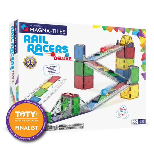 MAGNA-TILES® Klocki Magnetyczne Rail Racers XL 90 el.