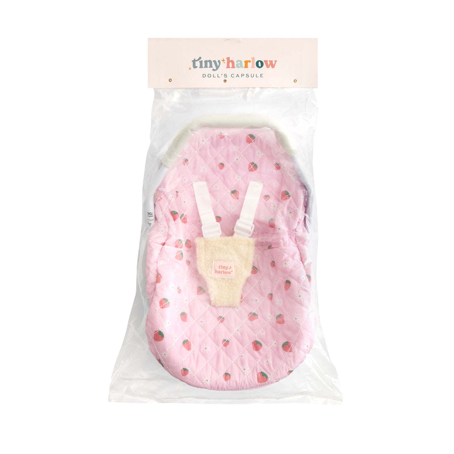 Tiny Harlow fotelik samochodowy dla lalki Strawberry