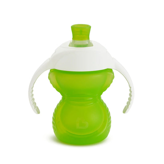 Munchkin Kubek treningowy z ustnikiem odpornym na gryzienie, zielony, 237 ml