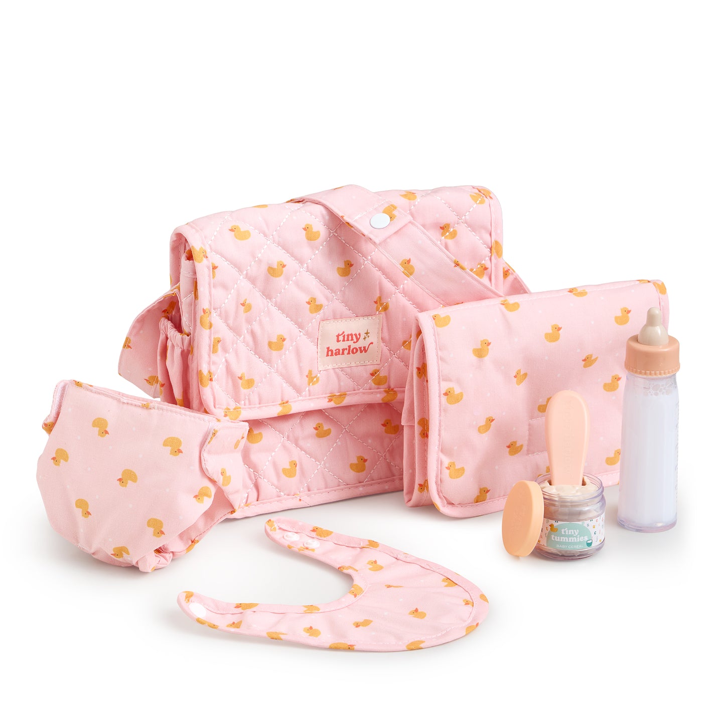Tiny Harlow Torba z akcesoriami dla lalek Pink Ducky