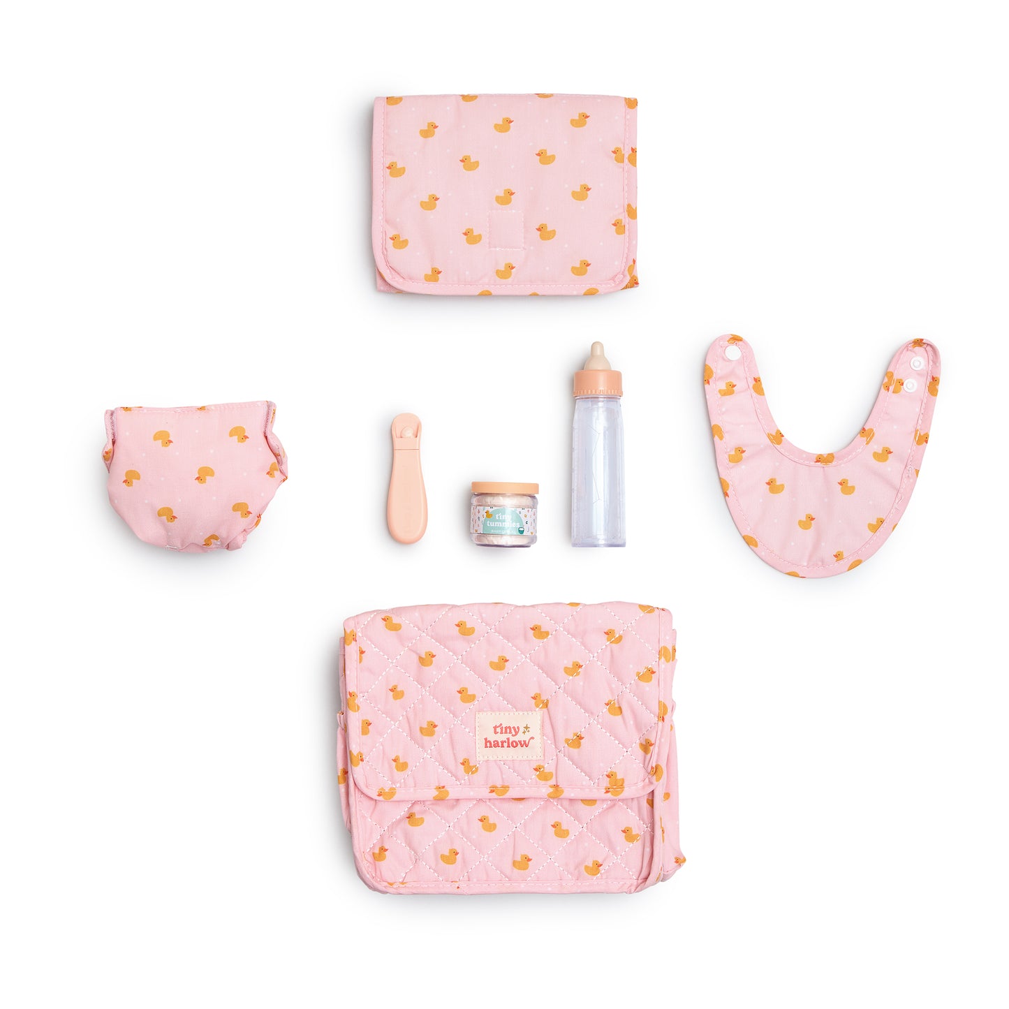 Tiny Harlow Torba z akcesoriami dla lalek Pink Ducky