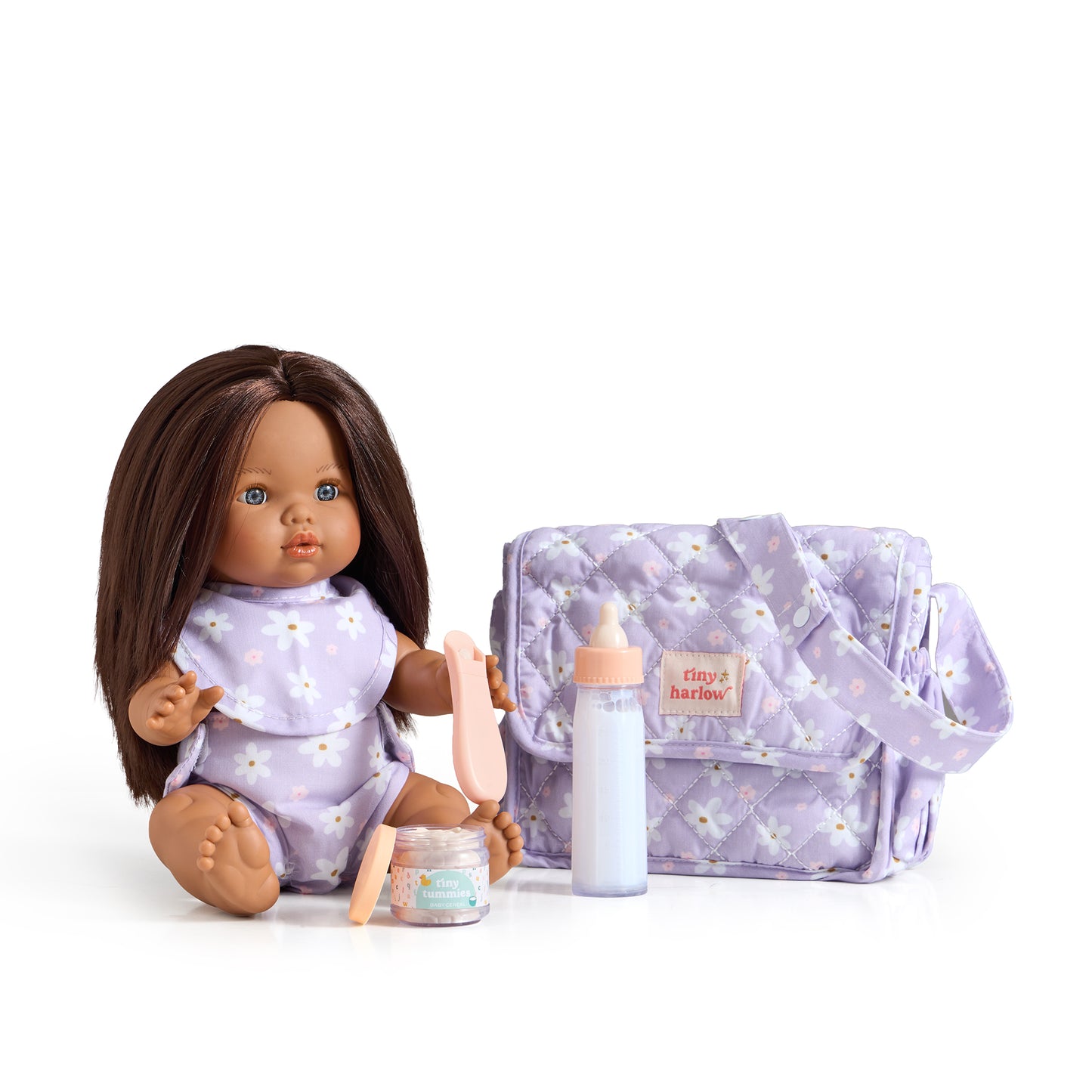 Tiny Harlow Torba z akcesoriami dla lalek Lilac Daisy