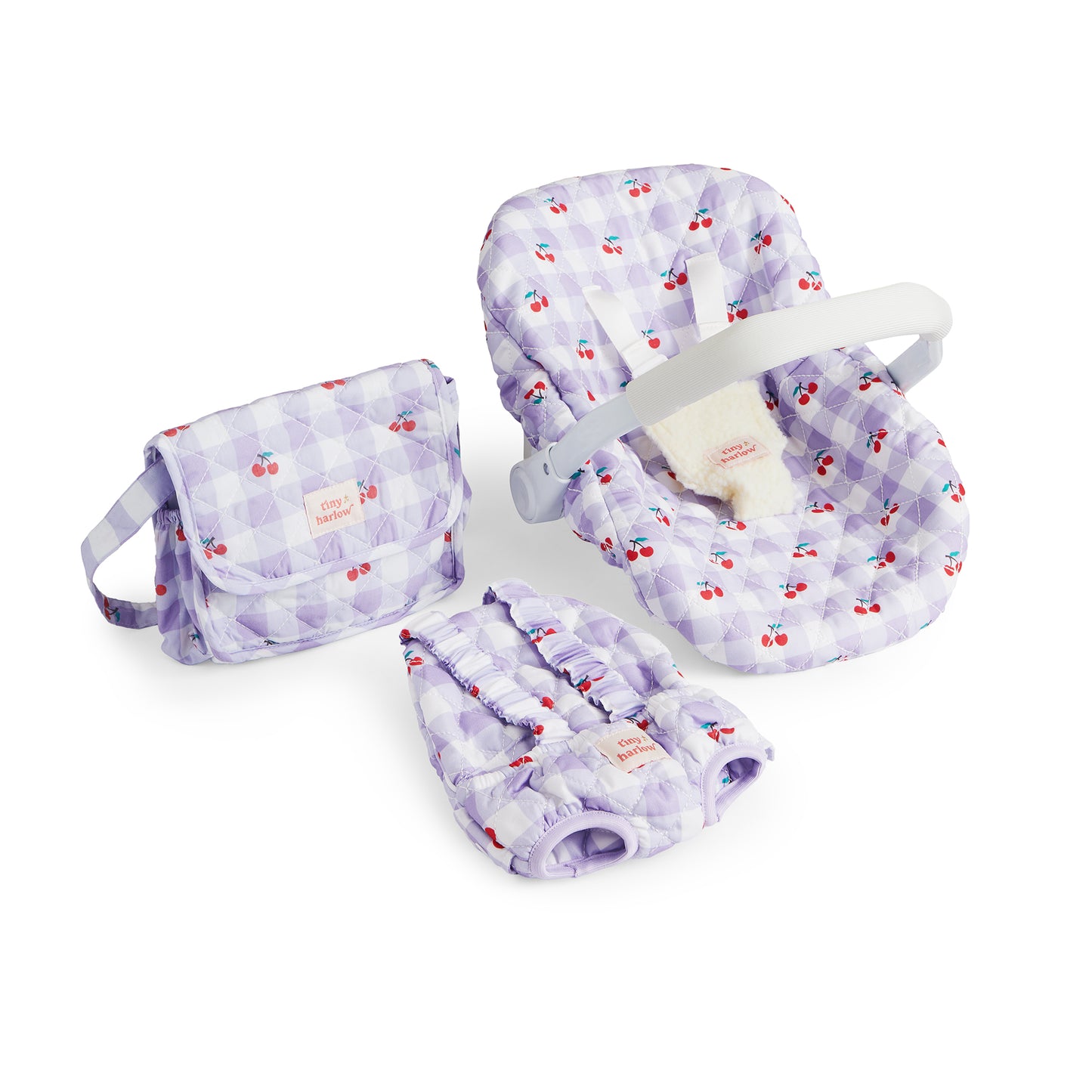 Tiny Harlow Torba z akcesoriami dla lalek Lilac Cherry