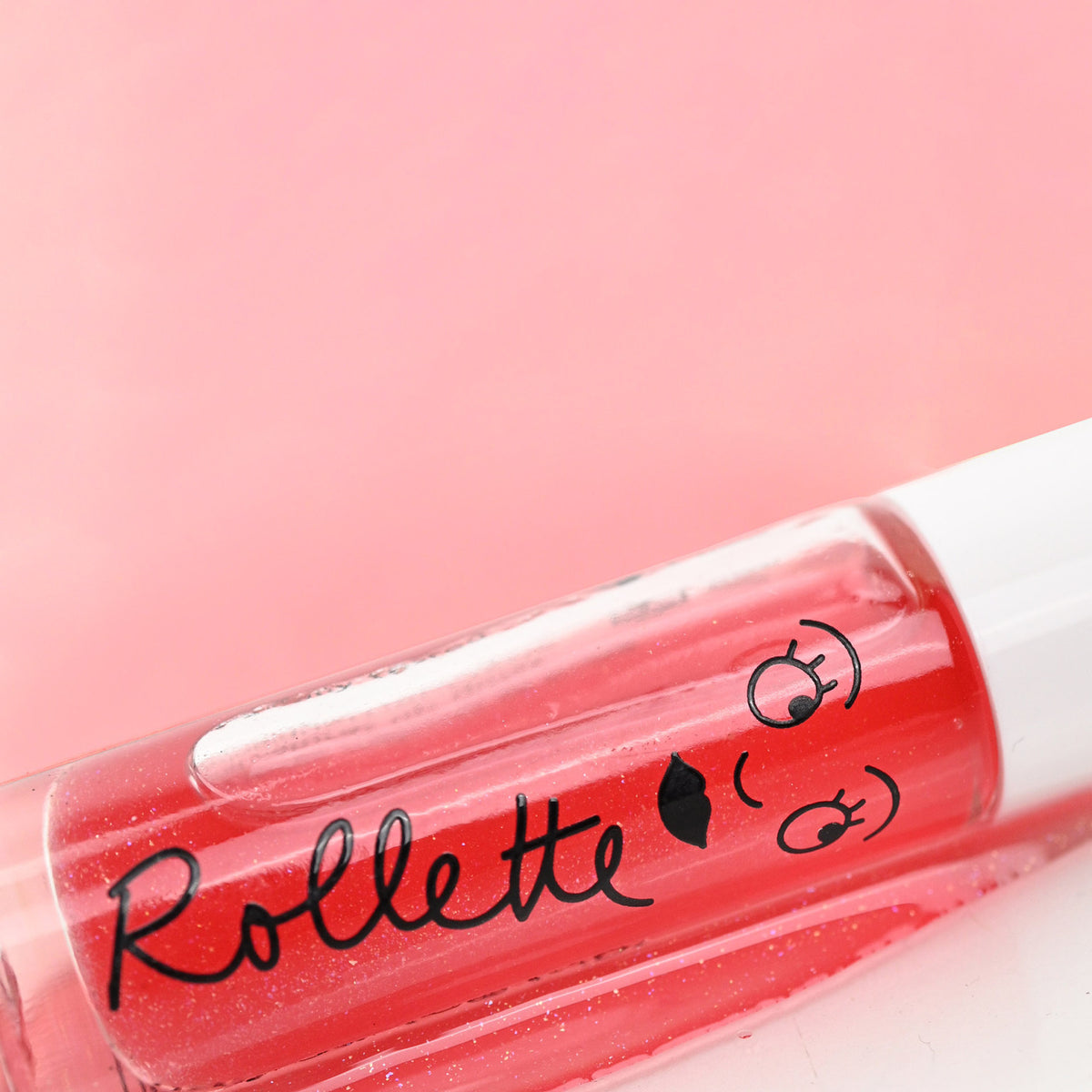 Błyszczyk do Ust dla Dzieci Roll-on - Nailmatic Rollette, Bezbarwny, Truskawka, 6,5 ml