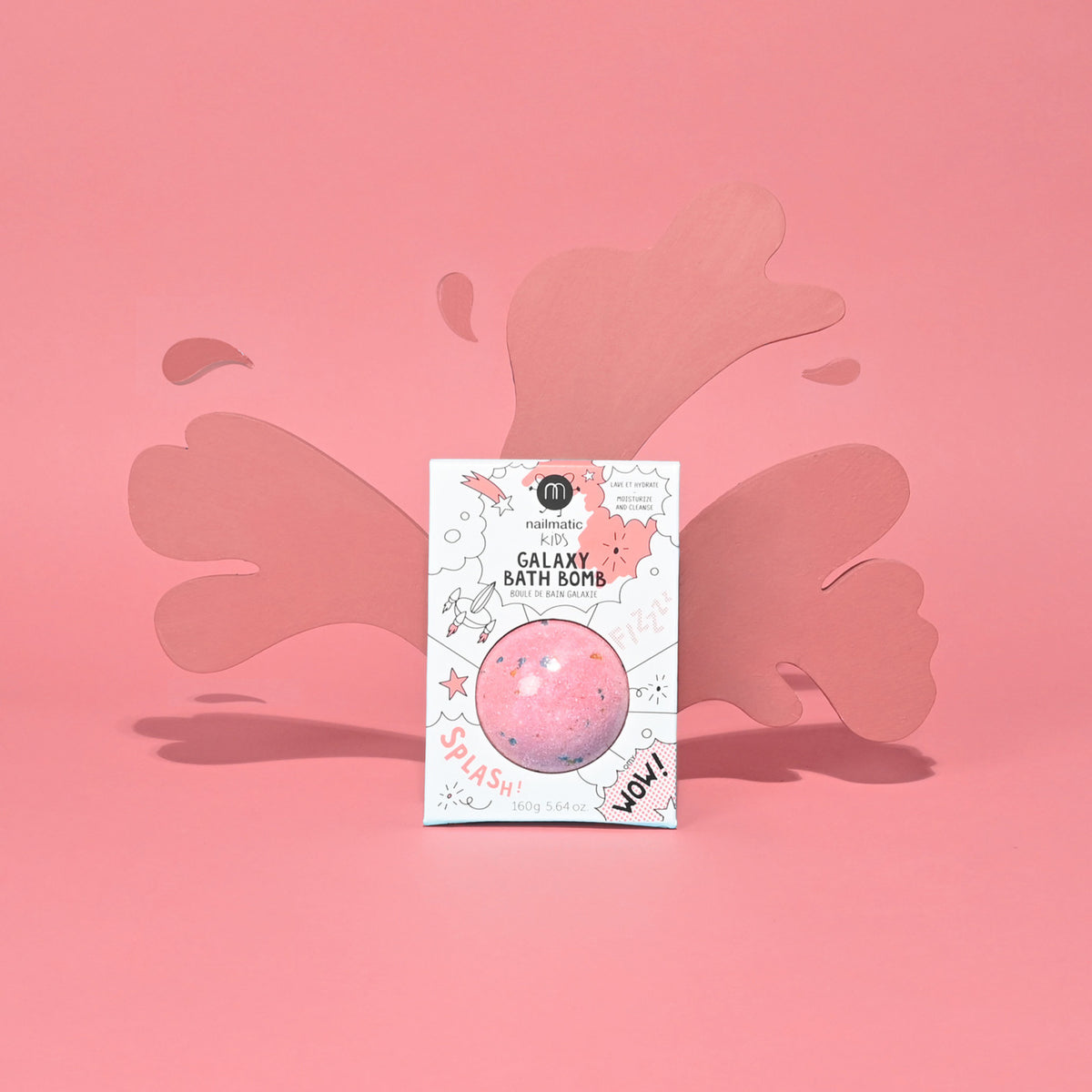 Kula do Kąpieli dla Dzieci Kosmiczna - Nailmatic Galaxy Red Planet, Czerwona, 160 g