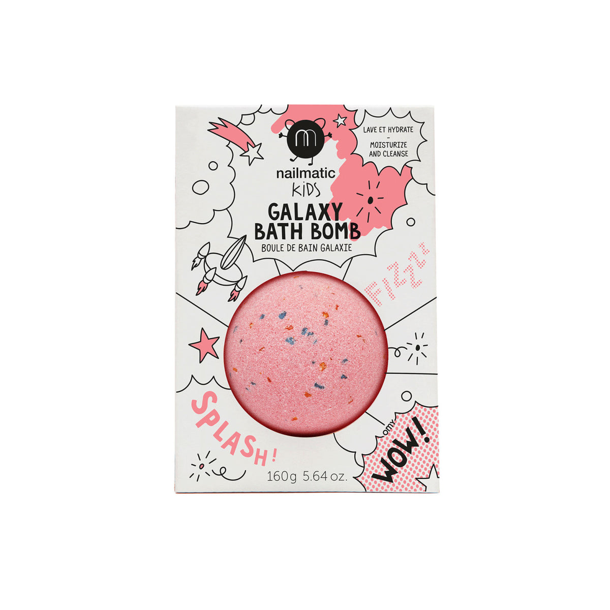 Kula do Kąpieli dla Dzieci Kosmiczna - Nailmatic Galaxy Red Planet, Czerwona, 160 g