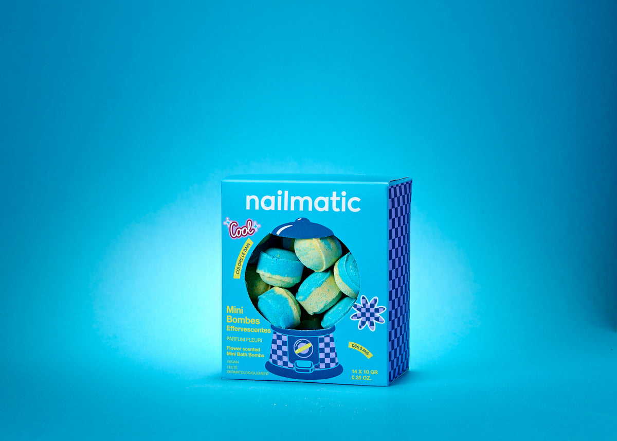 Kule do Kąpieli dla Dzieci, Mini 14 szt. - Nailmatic Flower Power, Zapach Białych Kwiatów