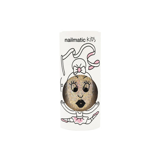 Lakier do Paznokci dla Dzieci Zmywalny Wodą - Nailmatic Aurora, Złoty, 8 ml