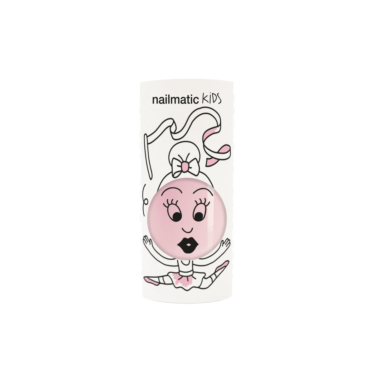 Lakier do Paznokci dla Dzieci Zmywalny Wodą - Nailmatic Bella, Jasny Róż, 8 ml