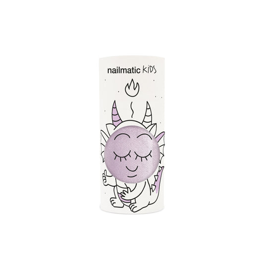 Lakier do Paznokci dla Dzieci Zmywalny Wodą - Nailmatic Elliot, Różowy z Drobinkami, 8 ml