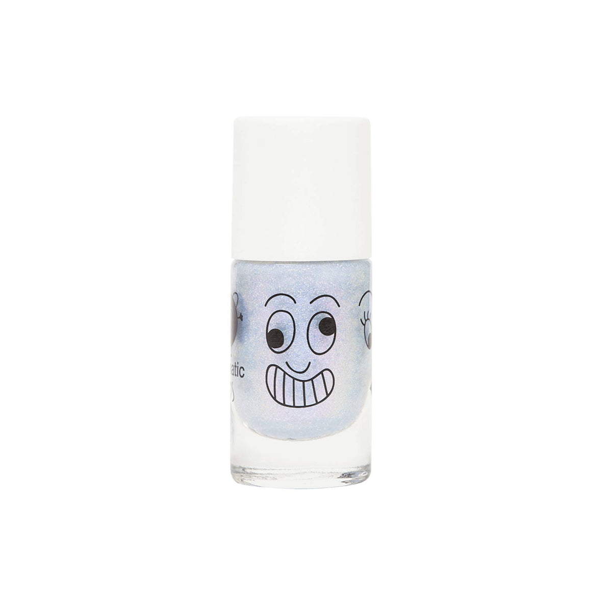 Lakier do Paznokci dla Dzieci Zmywalny Wodą - Nailmatic Merlin, Perłowy Błękit, 8 ml