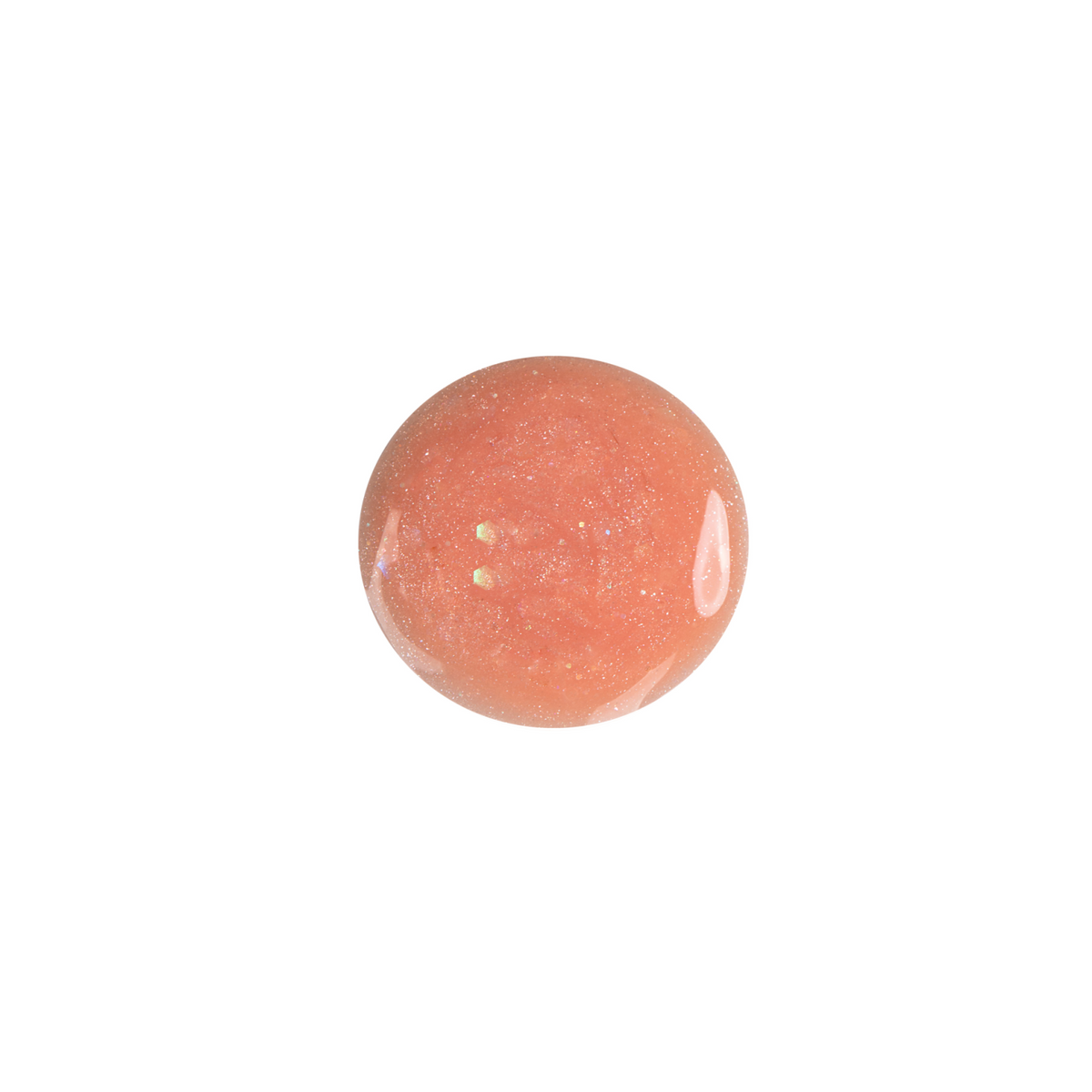 Lakier do Paznokci dla Dzieci Zmywalny Wodą - Nailmatic Peachy, Brzoskwiniowy z Brokatem, 8 ml