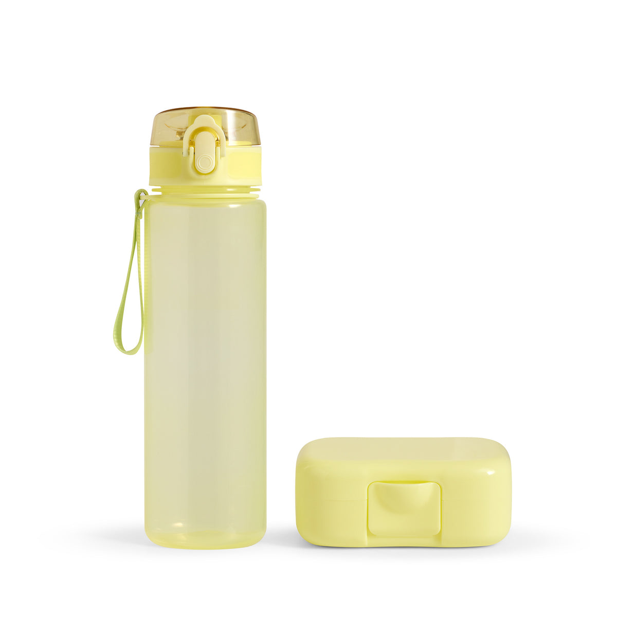 Lunch Buddies Butelka na wodę Tritan 600 ml | Pastel Żółty