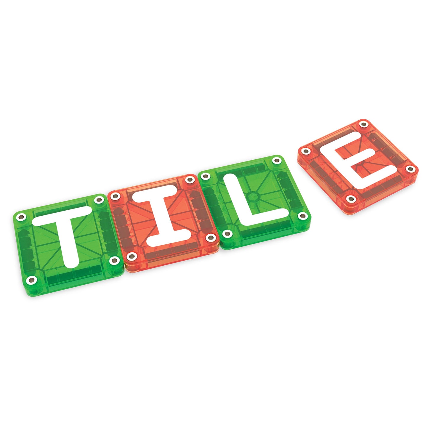 MAGNA-TILES® Klocki Magnetyczne LEARN Letters 56 el.