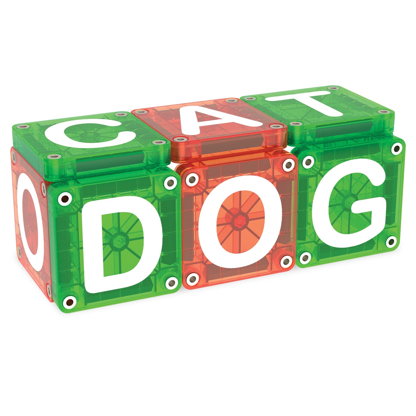 MAGNA-TILES® Klocki Magnetyczne LEARN Letters 56 el.