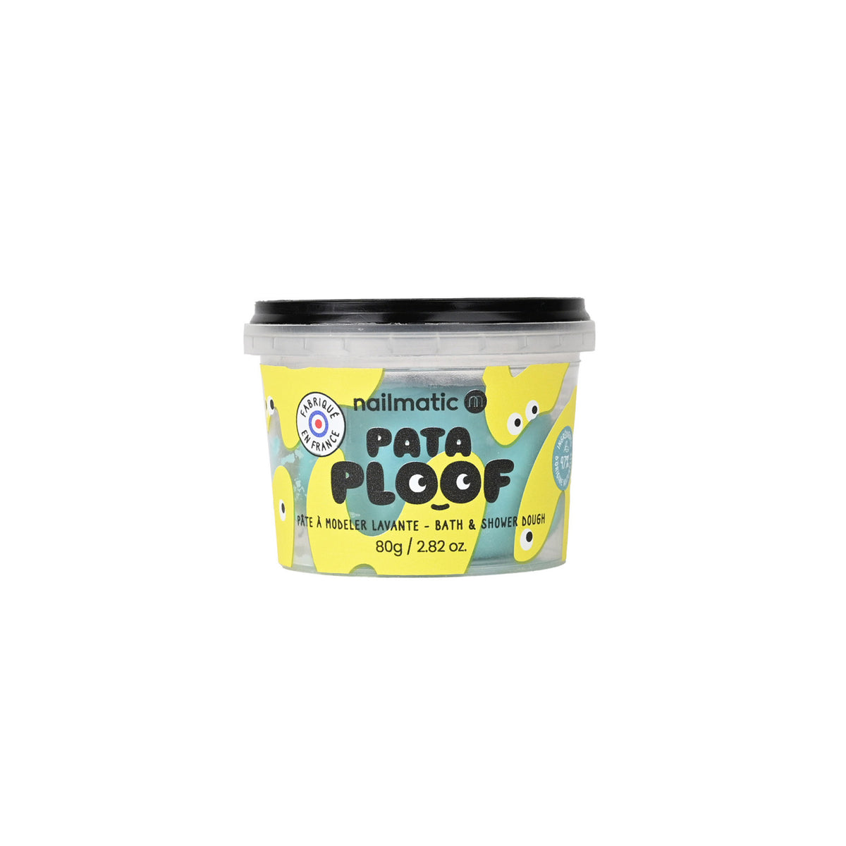 Myjąca Ciastolina do Kąpieli dla Dzieci - Nailmatic Pataploof, Niebieska, 80 g