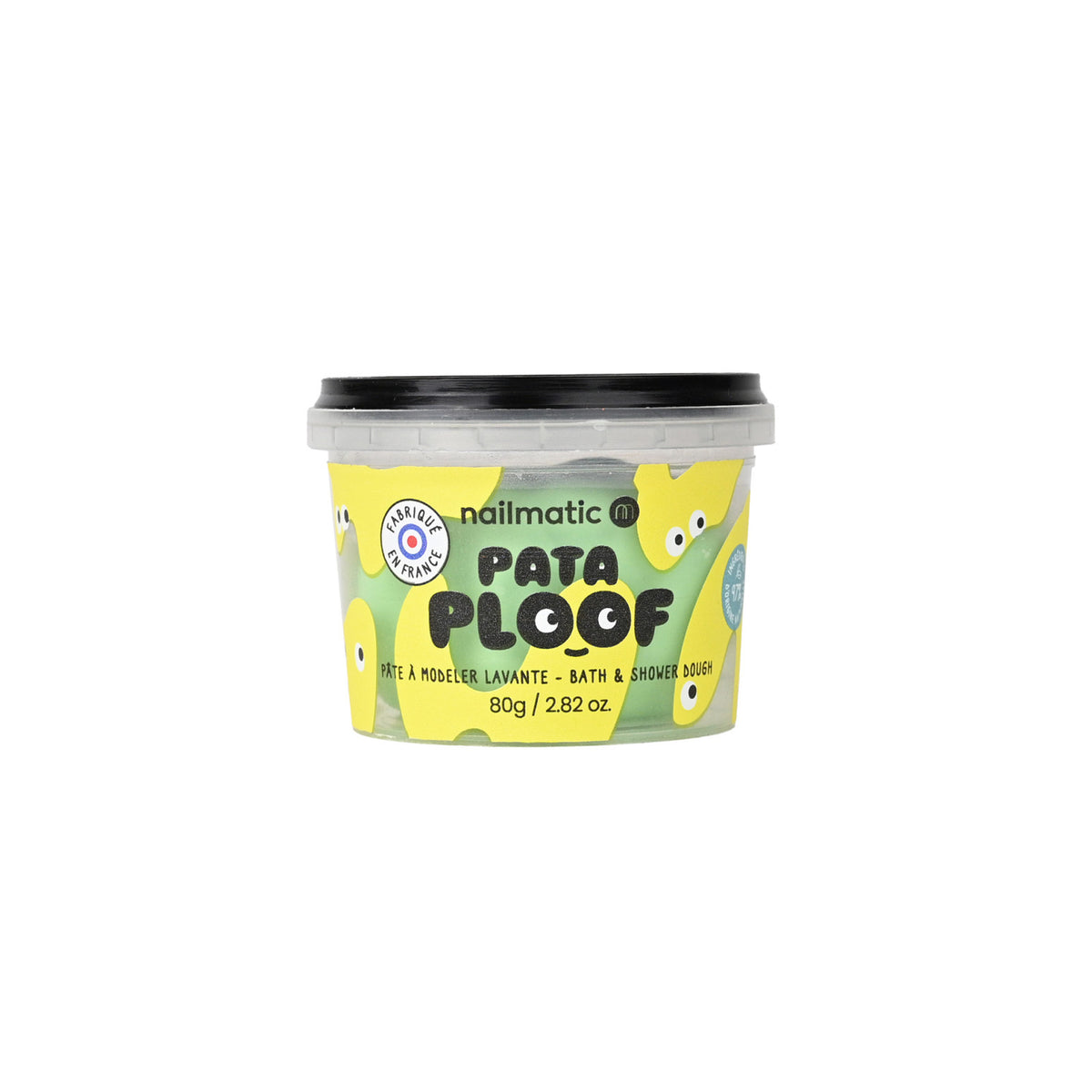 Myjąca Ciastolina do Kąpieli dla Dzieci - Nailmatic Pataploof, Zielona, 80 g