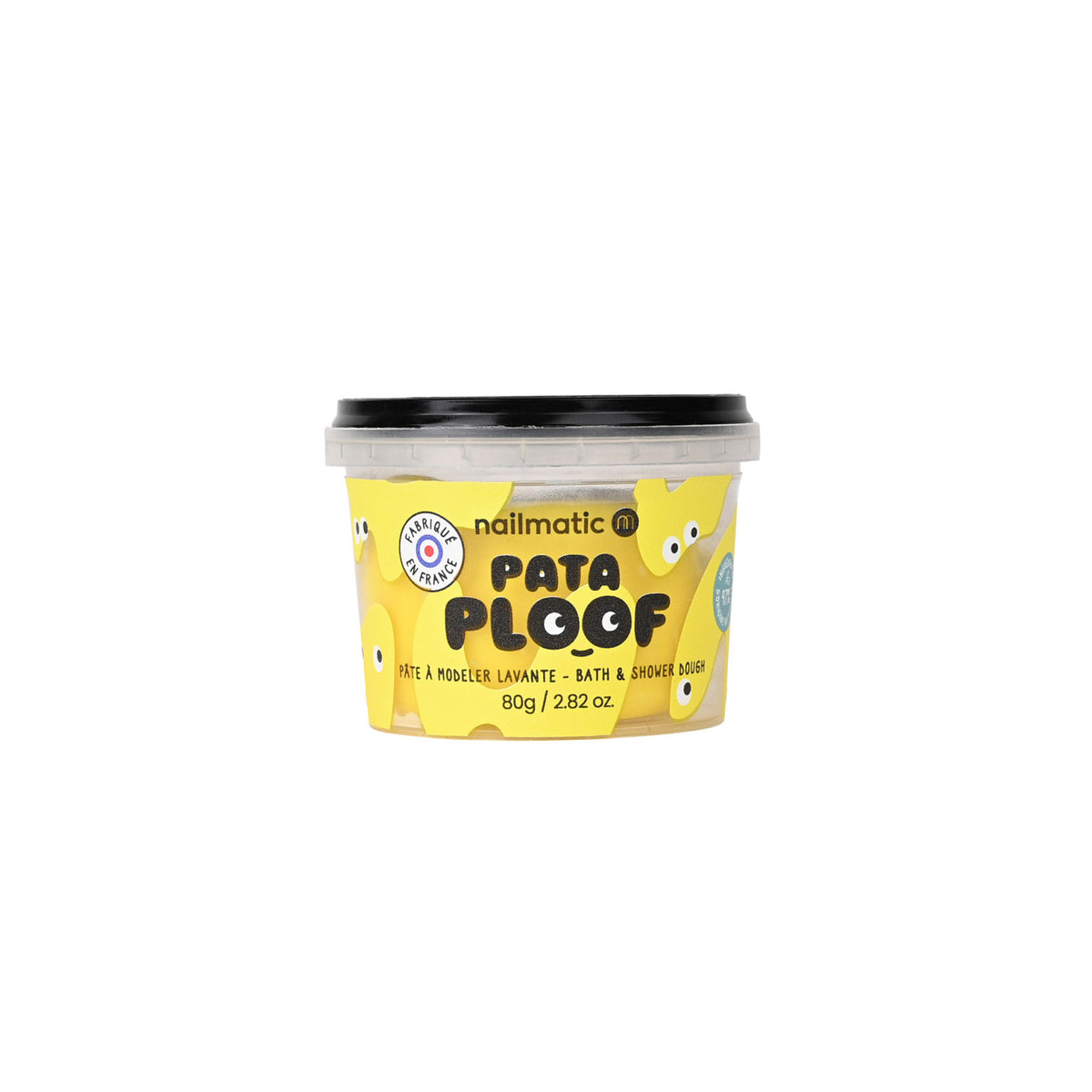Myjąca Ciastolina do Kąpieli dla Dzieci - Nailmatic Pataploof, Żółta, 80 g