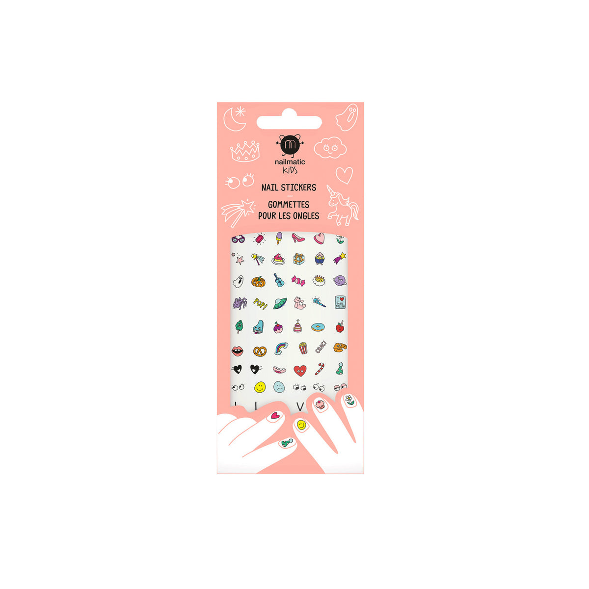 Naklejki na Paznokcie dla Dzieci - Nailmatic, Magia, 55 szt.