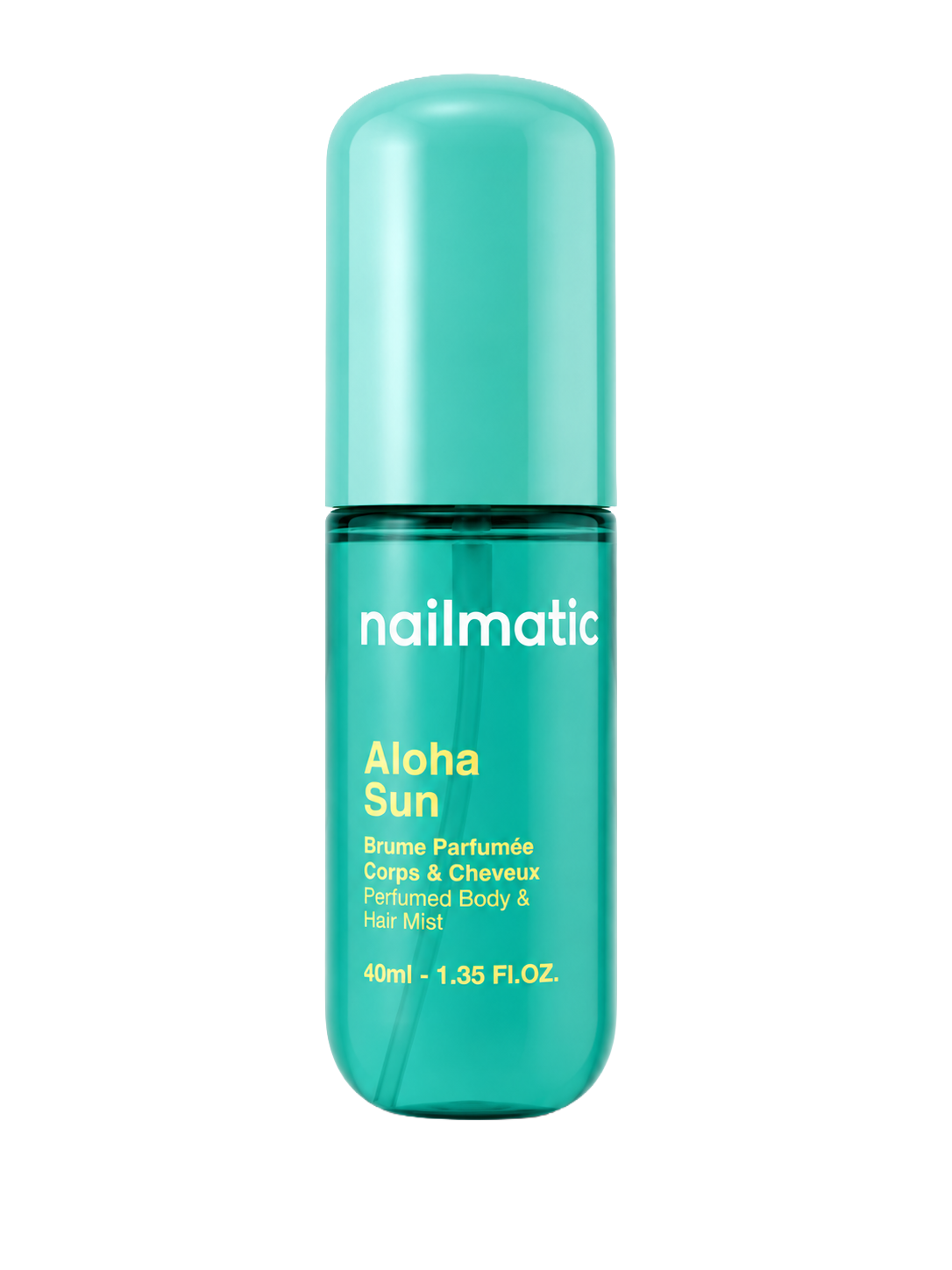 Perfumowana Mgiełka do Ciała i Włosów dla Dzieci - Nailmatic Aloha Sun, Kokos i Kwiaty Tropikalne, 40 ml