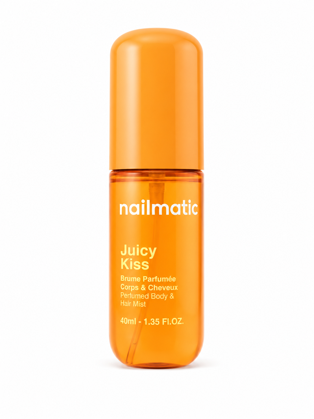 Perfumowana Mgiełka do Ciała i Włosów dla Dzieci - Nailmatic Juicy Kiss, Brzoskwinia, 40 ml