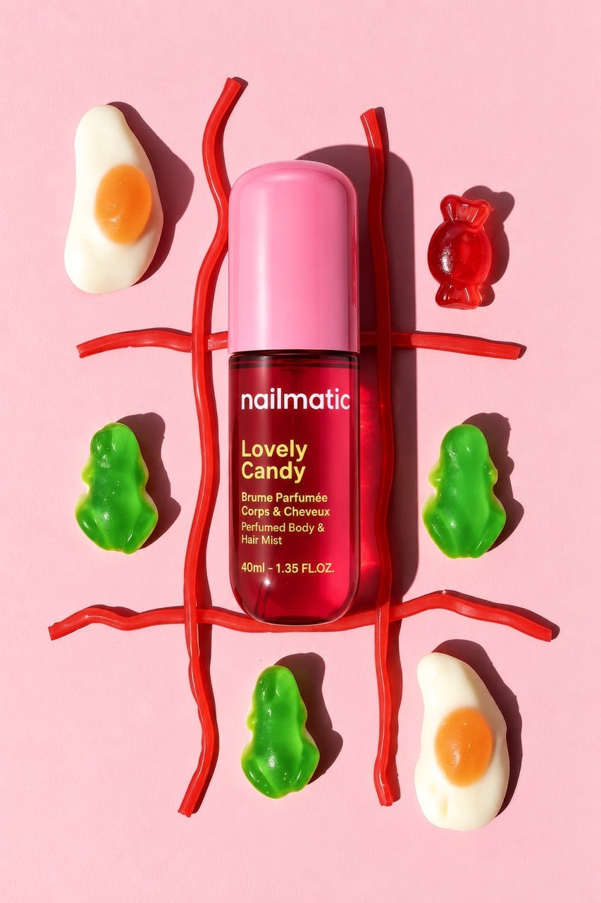 Perfumowana Mgiełka do Ciała i Włosów dla Dzieci - Nailmatic Lovely Candy, Wata Cukrowa, 40 ml