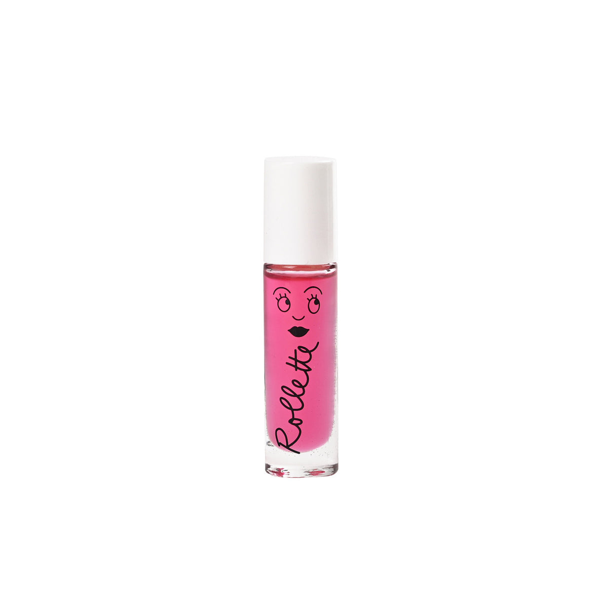 Zestaw Lakier do Paznokci + Błyszczyk do Ust dla Dzieci - Nailmatic Polly i Rollette Malina, 8 ml + 6,5 ml