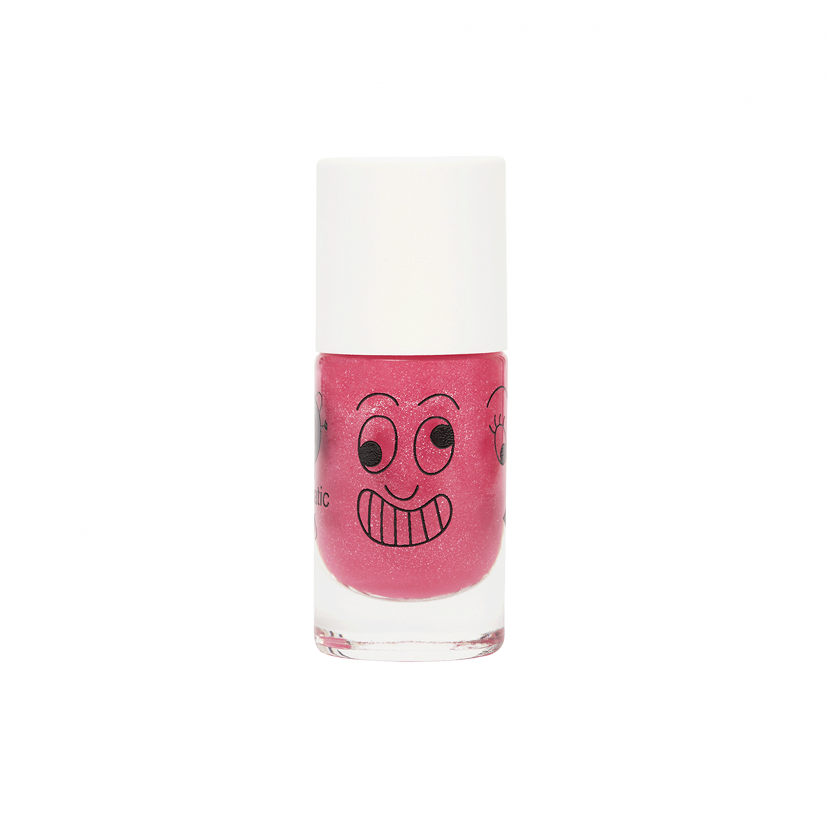 Zestaw Lakierów do Paznokci dla Dzieci Zmywalnych Wodą + Naklejki - Nailmatic 2 × 8 ml + 24 szt.