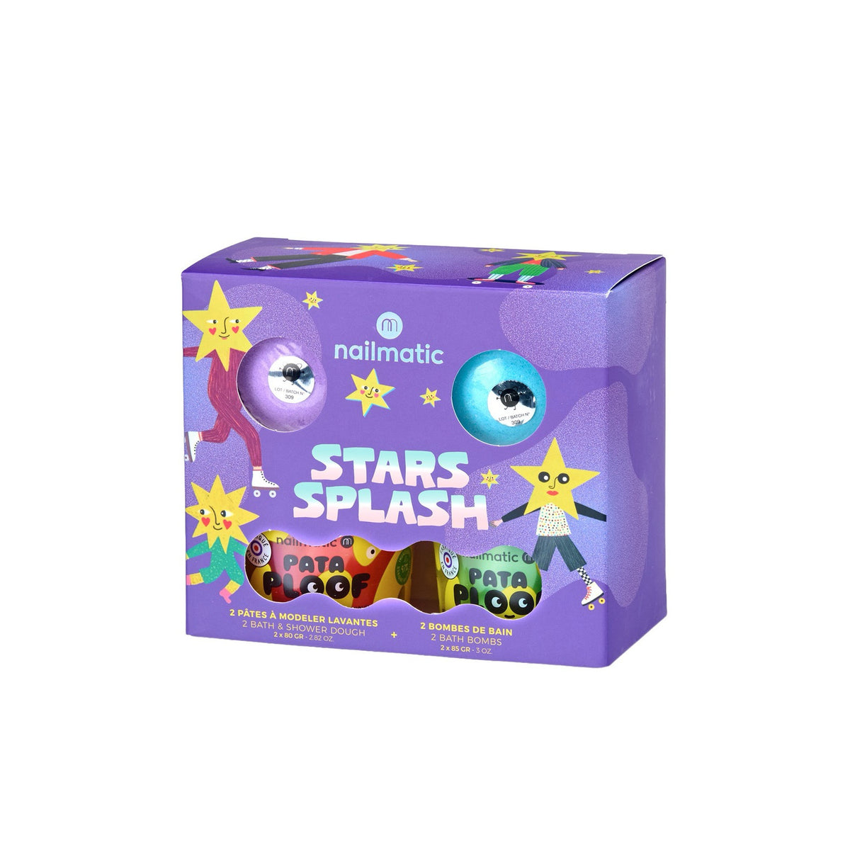 Zestaw Prezentowy do Kąpieli dla Dzieci Nailmatic Stars Splash