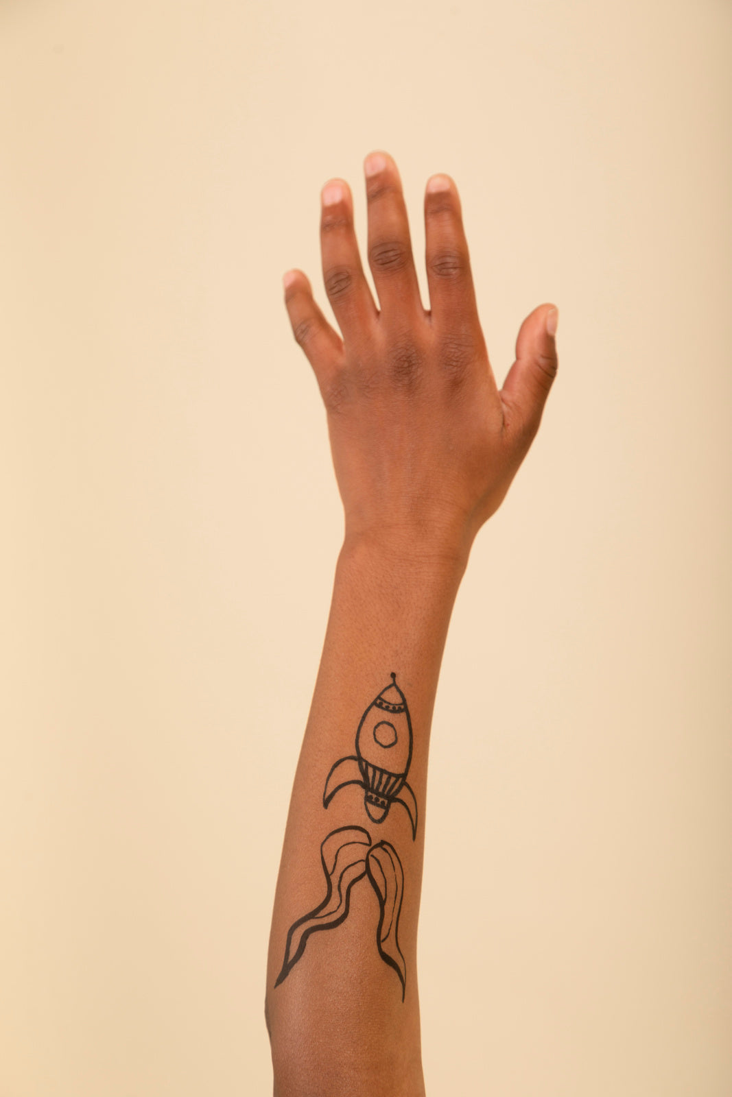 Zmywalny Marker do Ciała i Twarzy dla Dzieci, Czarny, 2,5 g - Nailmatic Tattoopen